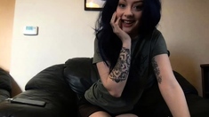 Brunette Solo Webcam Masturbation