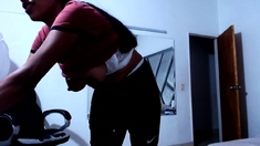 Horny fat arab housewife fingered on amateur hidden cam