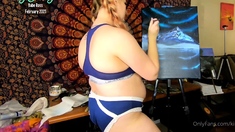 Webcam bbw amateur stripping tease