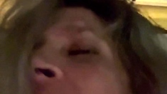 Big ass amateur blonde fucking POV in public