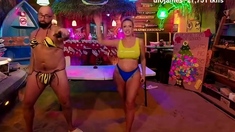 slut his tall blonde fetish flashing ass on live webcam