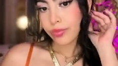 Big boobs milf masturbates with her dildo