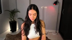 Brunette Solo Webcam Masturbation