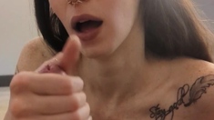 Hot amateur teen blowjob and facial HD video