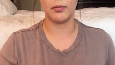 Hot brunette from squirt masturbating on webcam