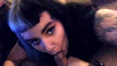 Hot amateur teen blowjob and facial HD video