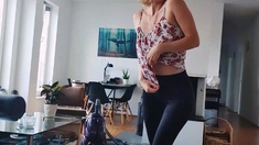 Chubby Blonde Brianna Solo Masturbation