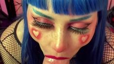 Amateur Brunette Suck Big Cock POV