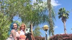 Big ass amateur blonde fucking POV in public