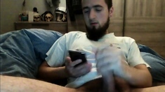 Str8 Guy Strokes It Out After Long Abstinence