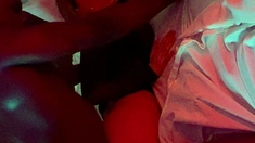 Amateur Ebony Babe Gives A Yummy Interracial Head