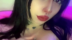 Gorgeous Brunette Great Big Boobs