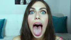 Pov handjob and blowjob with a brunette fox