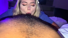 Magdalenas ride in the bathroom Anal Blonde Blowjob Cumshot