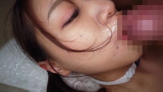 Japanese blowjob sucking small cock cumshot