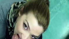 College Couple's Creampie in Class