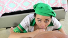 Hot amateur pov blowjob handjob