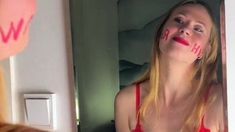 Blonde Fetish Babe Fist Her Best Friends Gaping Pussy