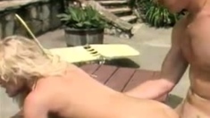 Blonde Laura Crystal with big boobs