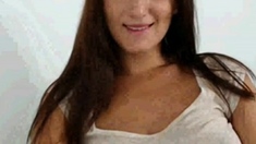 Montenegrin Girl Teasing on Webcam