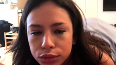 Amateur Latina with HUGE tits works that cock and fucks it