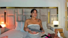 Big boobs milf masturbates with her dildo
