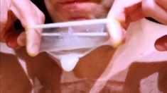 Muscular Amateur Self-Swallowing Fruit Fuck