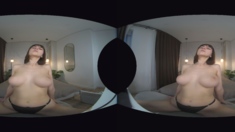 Topless VR Girl