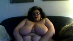 bbw mature on cam