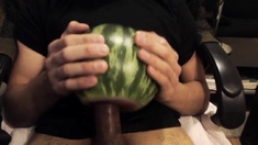 Fucking a Watermelon