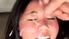 Asian Whore Double Cum Facial