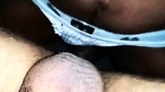 Bottom, Bare Filled By Huge Black Cock